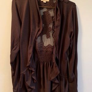 One World Womens Cover Up Size L.